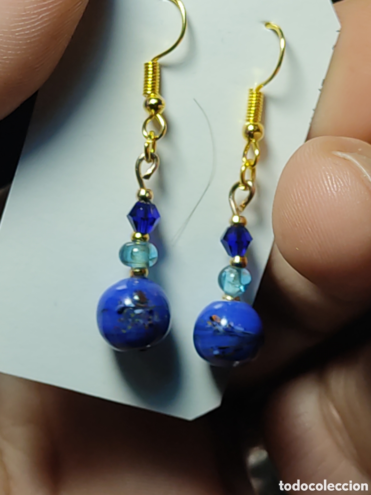 Joyeria: Pendientes de cristal de Murano.Vintage. - Foto 1