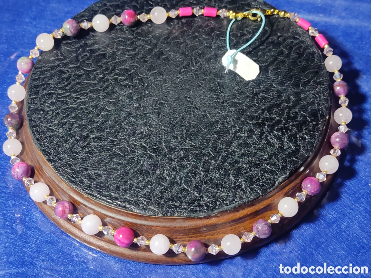 Joyeria: Collar de cuarzo rosa y Jaspe Persa. *A* - Foto 4