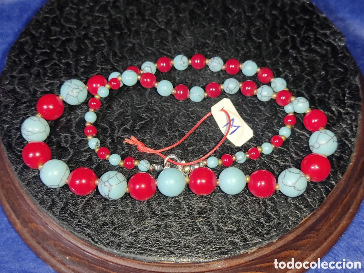 Joyeria: Collar de coral y turquesa. *M* - Foto 2