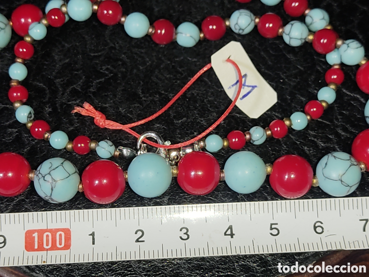Joyeria: Collar de coral y turquesa. *M* - Foto 3