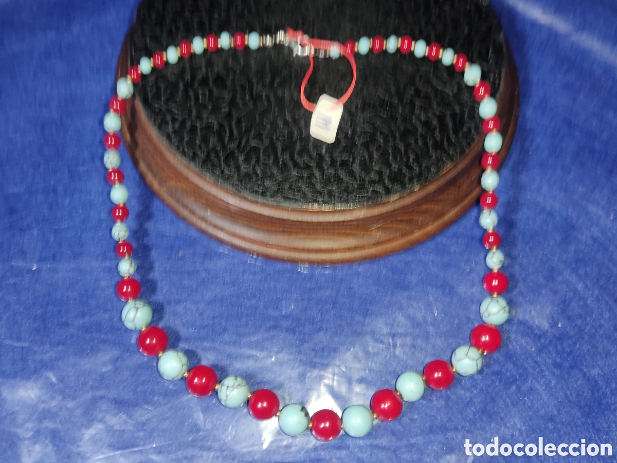 Joyeria: Collar de coral y turquesa. *M* - Foto 4