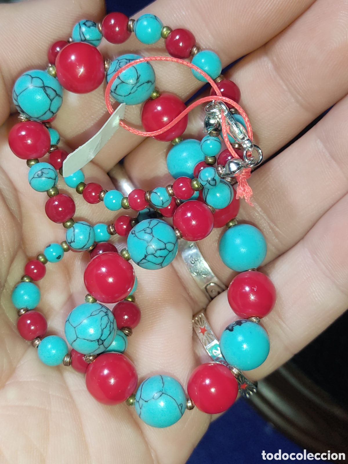 Joyeria: Collar de coral y turquesa. *M* - Foto 7