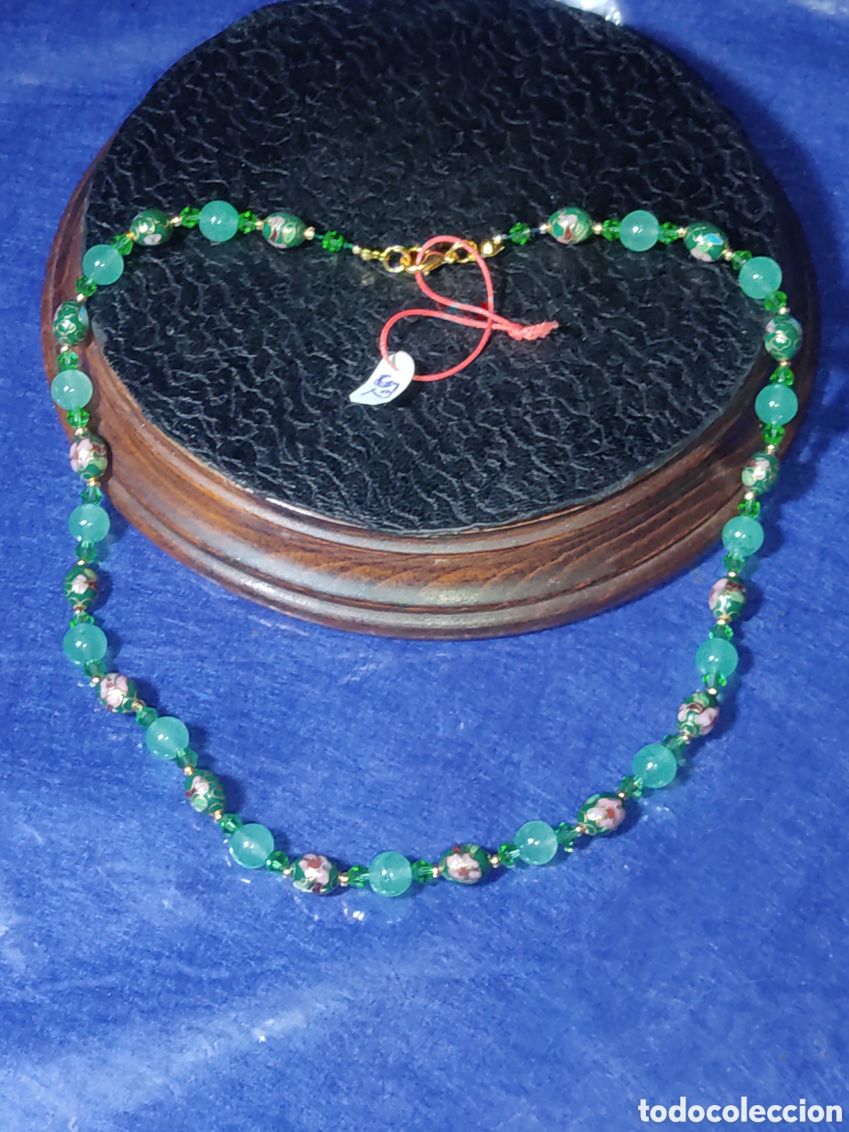 Joyeria: Collar de cloisonne y aventurina. *52* - Foto 5