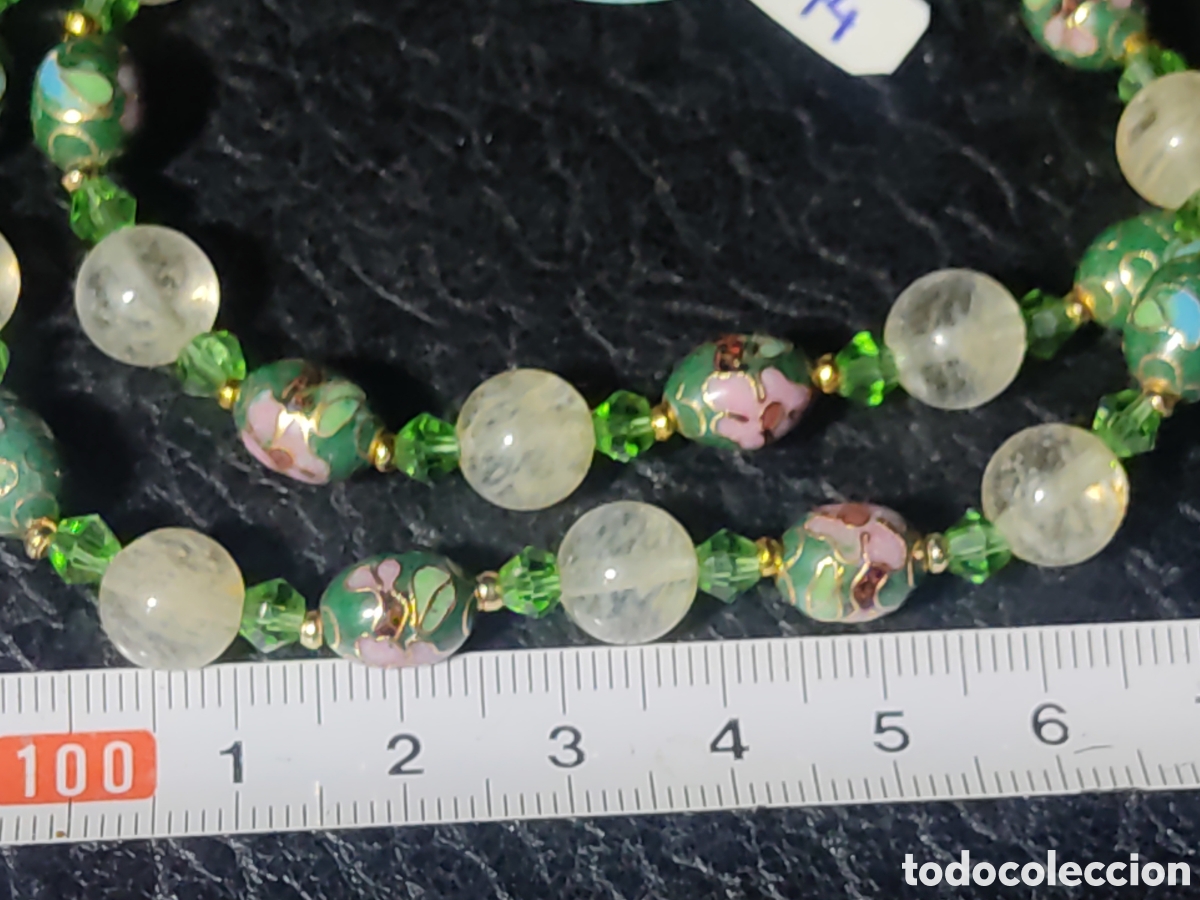 Joyeria: Collar de cloisonne y Citrino. *44* - Foto 3