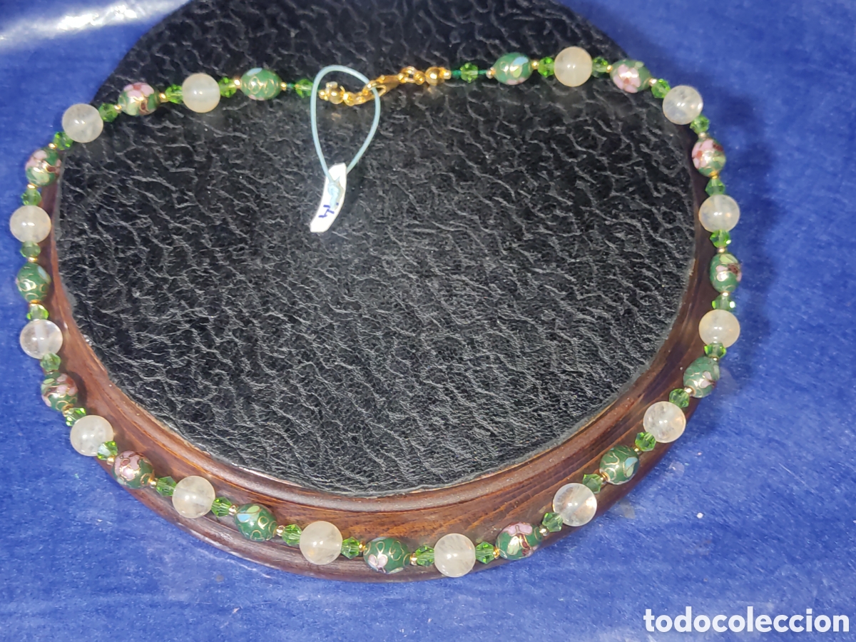 Joyeria: Collar de cloisonne y Citrino. *44* - Foto 5