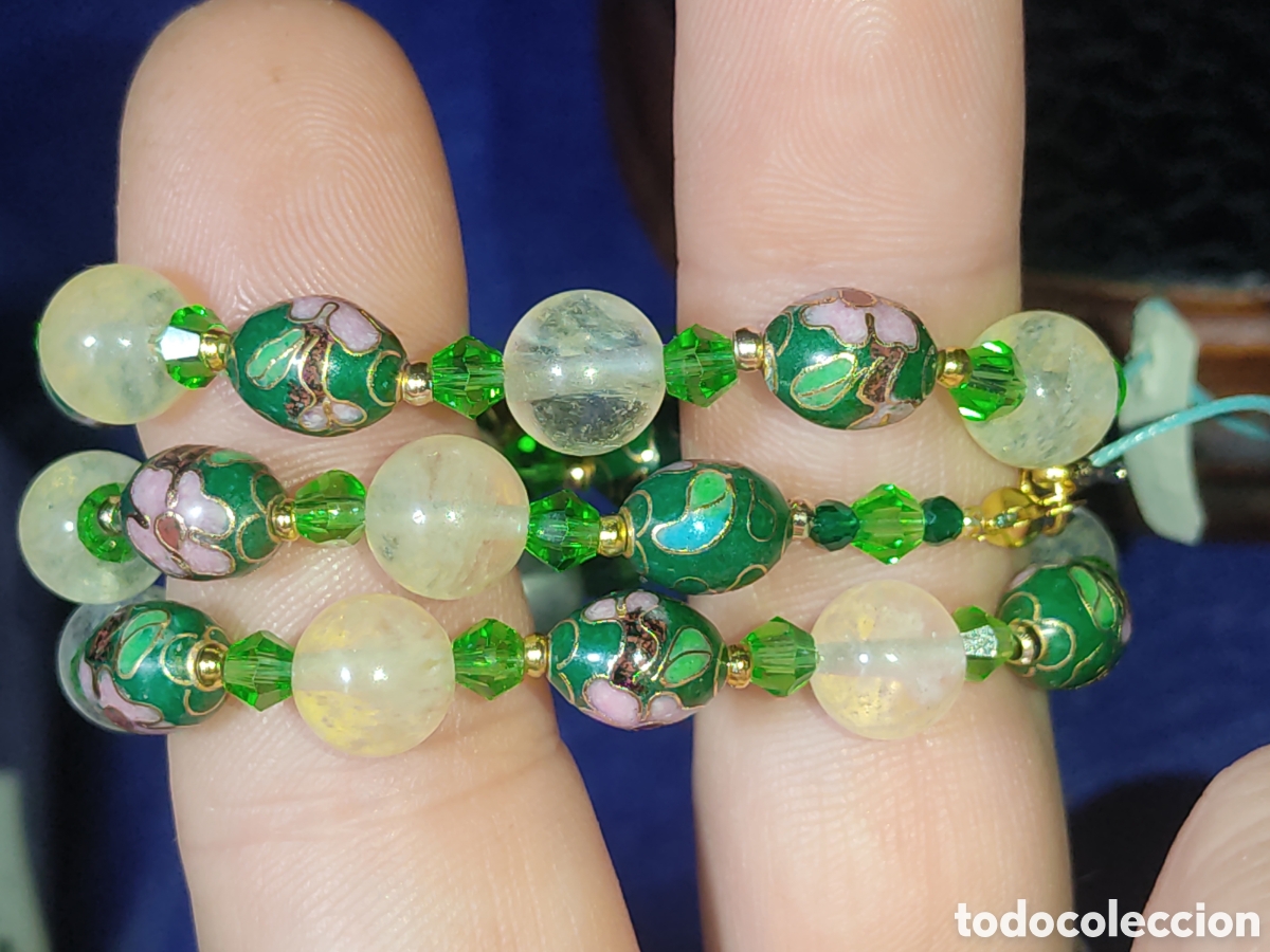 Joyeria: Collar de cloisonne y Citrino. *44* - Foto 7