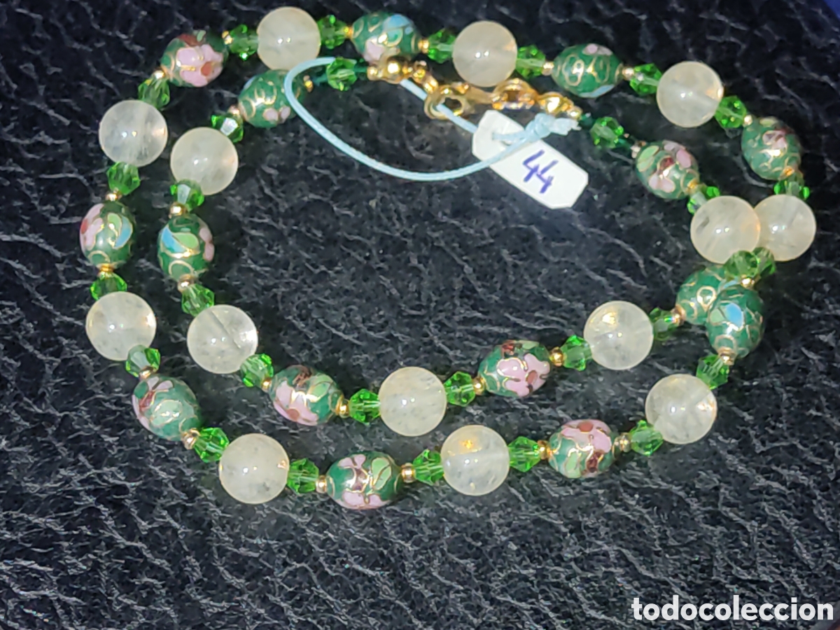 Joyeria: Collar de cloisonne y Citrino. *44* - Foto 1