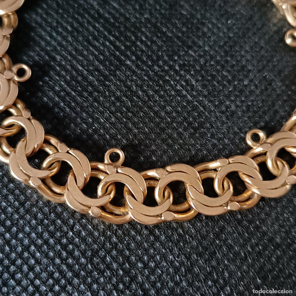 Joyeria: Pulsera &rdquo;H&uacute;ngara&rdquo; Oro Ley 18K. Ref. 9 - Foto 4