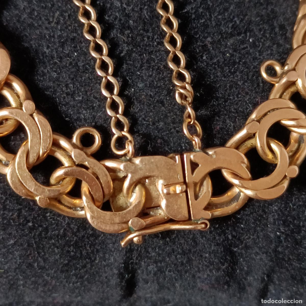 Joyeria: Pulsera &rdquo;H&uacute;ngara&rdquo; Oro Ley 18K. Ref. 9 - Foto 5