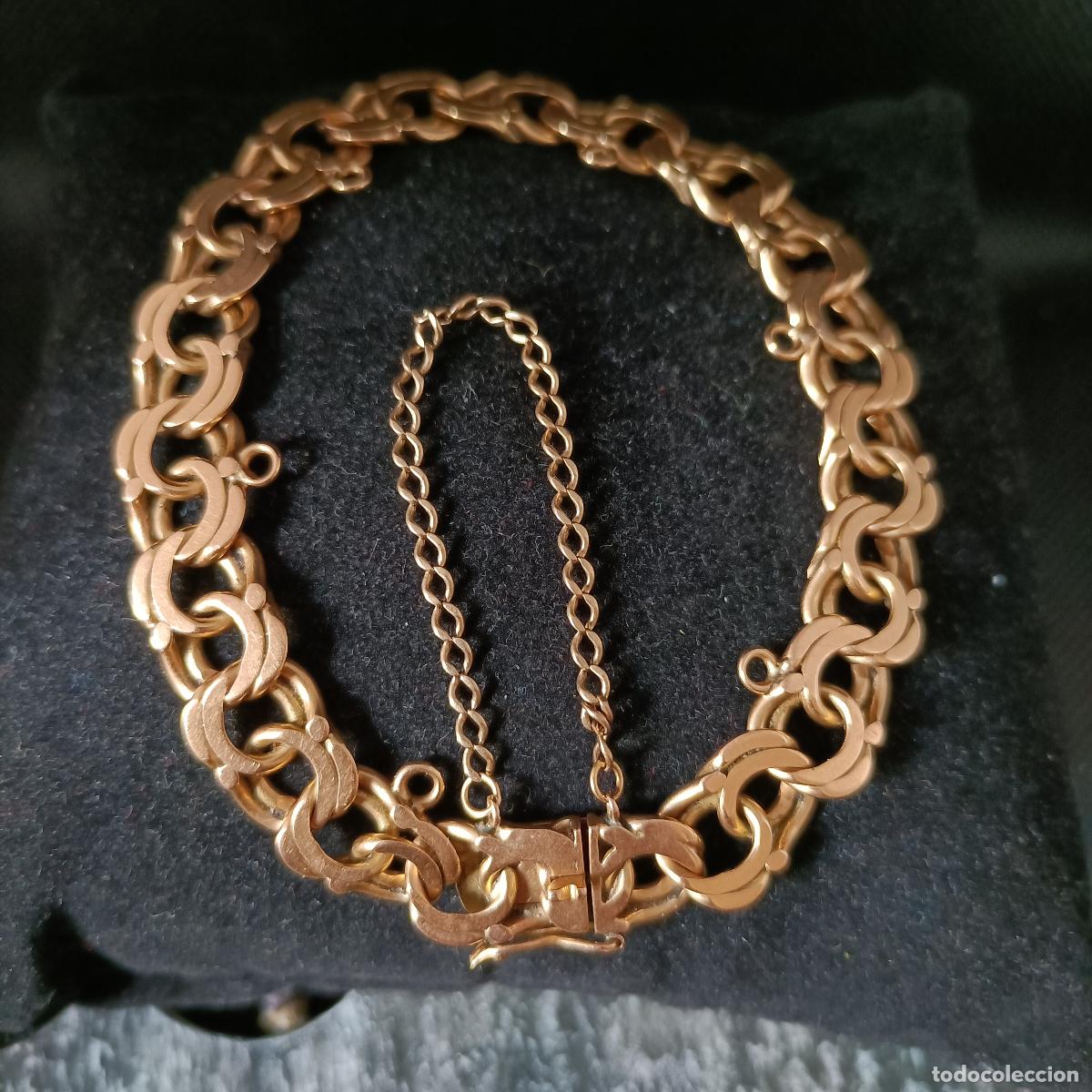 Joyeria: Pulsera &rdquo;H&uacute;ngara&rdquo; Oro Ley 18K. Ref. 9 - Foto 6