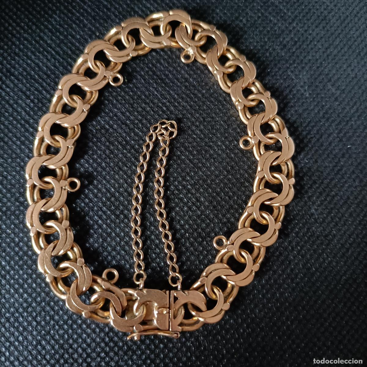 Joyeria: Pulsera &rdquo;H&uacute;ngara&rdquo; Oro Ley 18K. Ref. 9 - Foto 1