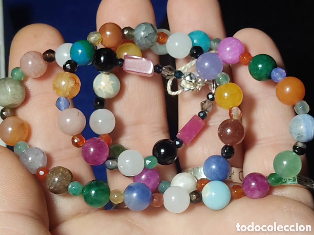 Joyeria: Collar de cuarzo variado.Pedreria natural *5* - Foto 6