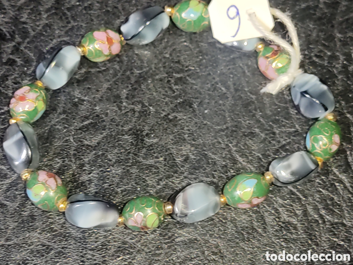 Joyeria: Pulsera cloisonne y cristal de Murano. *6* - Foto 4