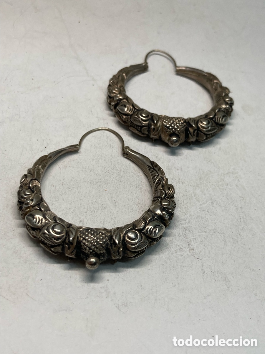 Joyeria: Pendientes de plata huecos/ P187 - Foto 1