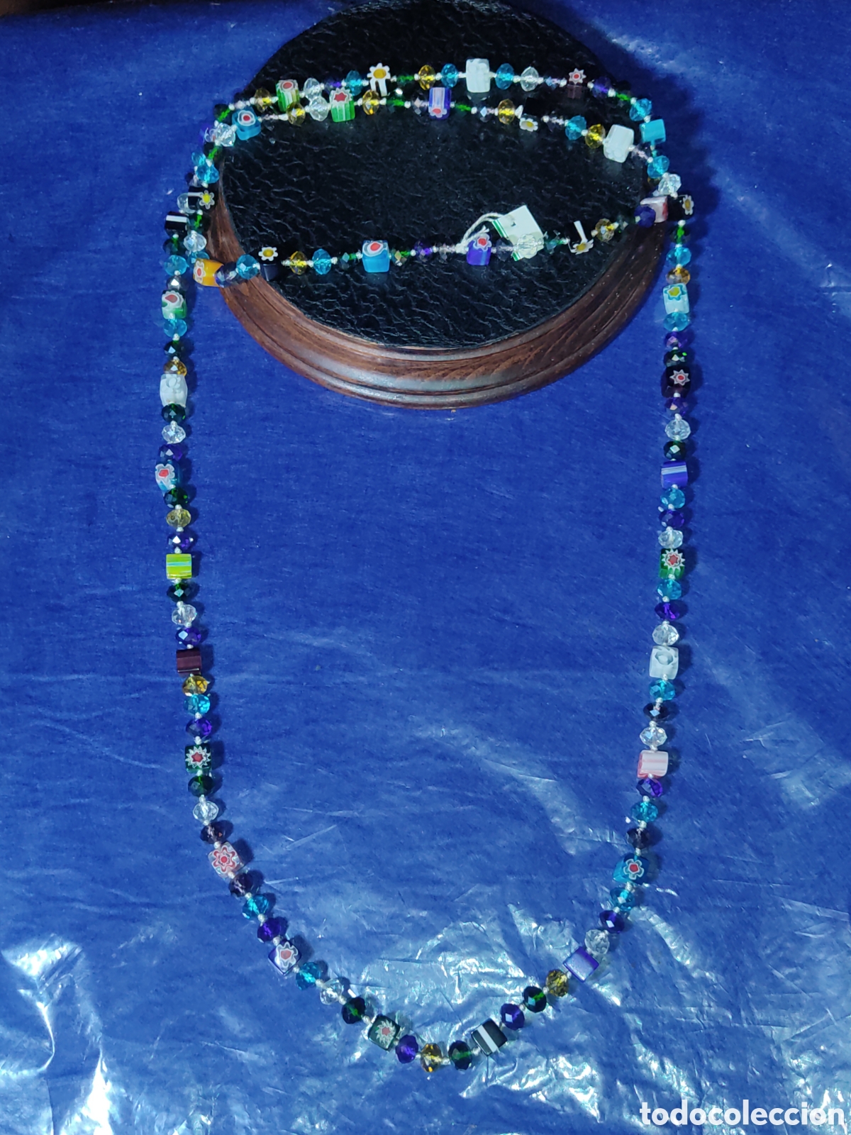 Joyeria: Collar largo de cristal de Murano & Millafiori. *1* - Foto 5