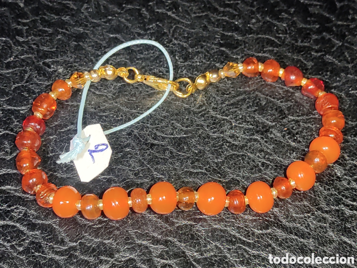 Joyeria: Collar de cristal de Murano color &aacute;mbar. *2* - Foto 6