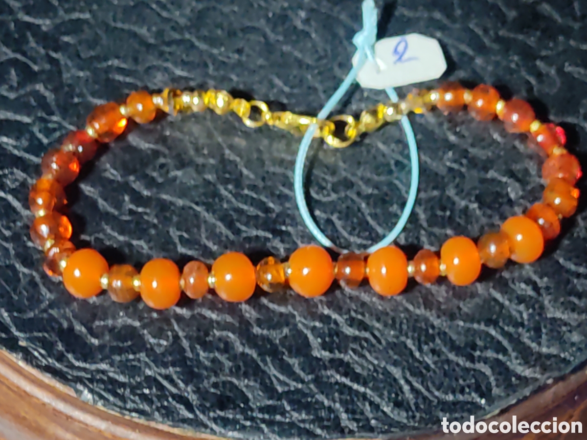Joyeria: Collar de cristal de Murano color &aacute;mbar. *2* - Foto 1
