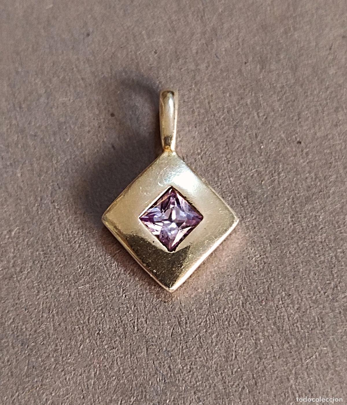 Joyeria: Colgante de plata de ley con circonita. - Foto 6