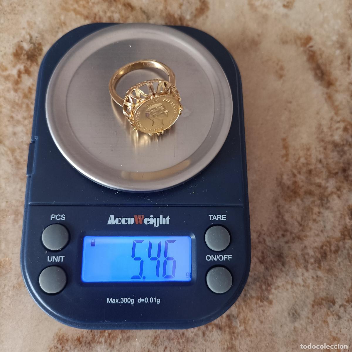 Joyeria: Sortija Oro de Ley 18K Moneda Alfonso XII - Foto 12