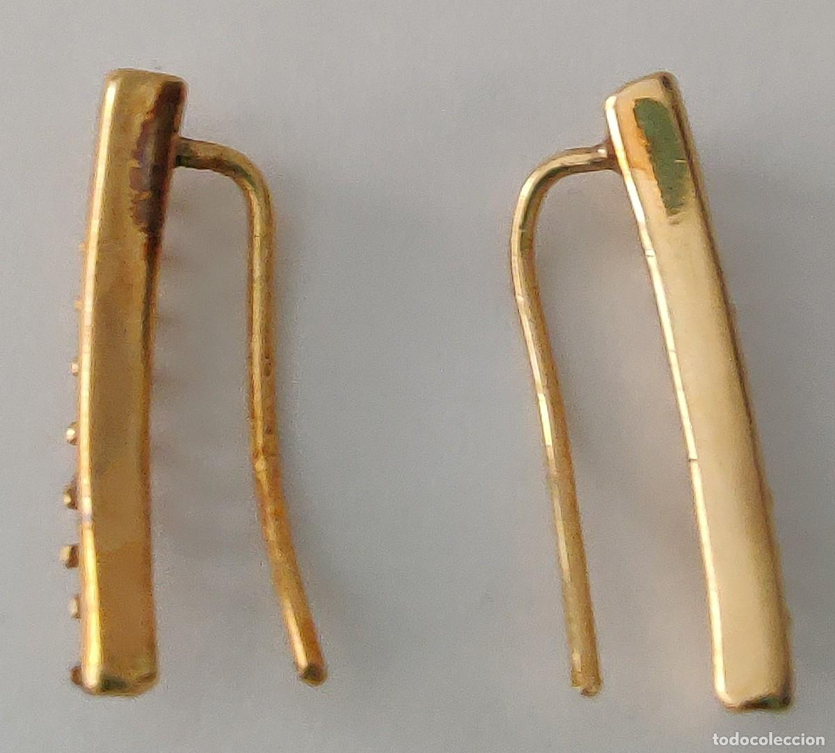 Joyeria: Pendientes chapados i zirconitas. - Foto 3