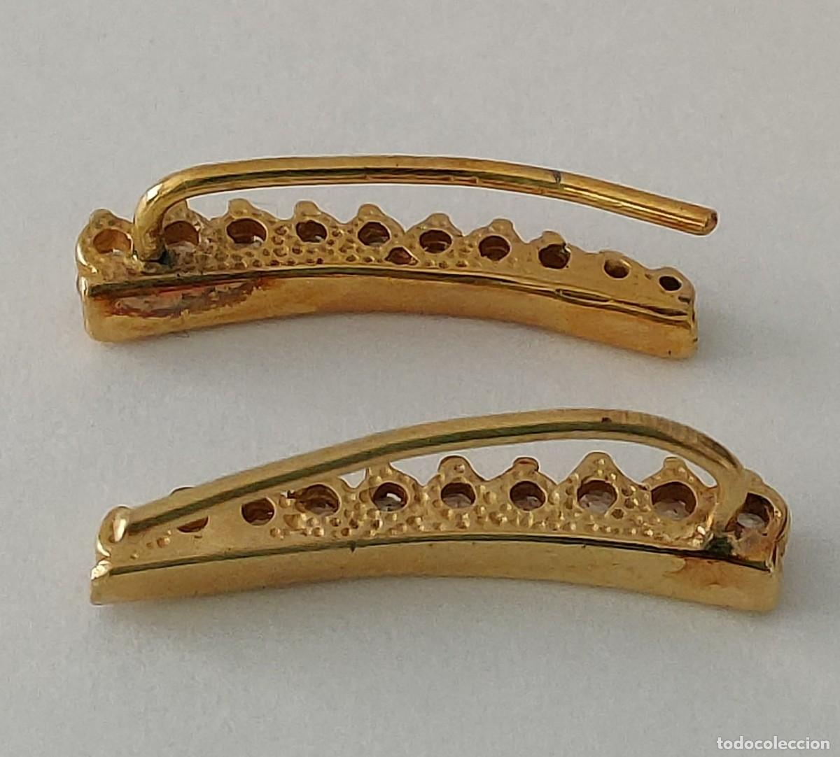 Joyeria: Pendientes chapados i zirconitas. - Foto 4