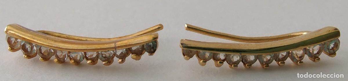 Joyeria: Pendientes chapados i zirconitas. - Foto 5