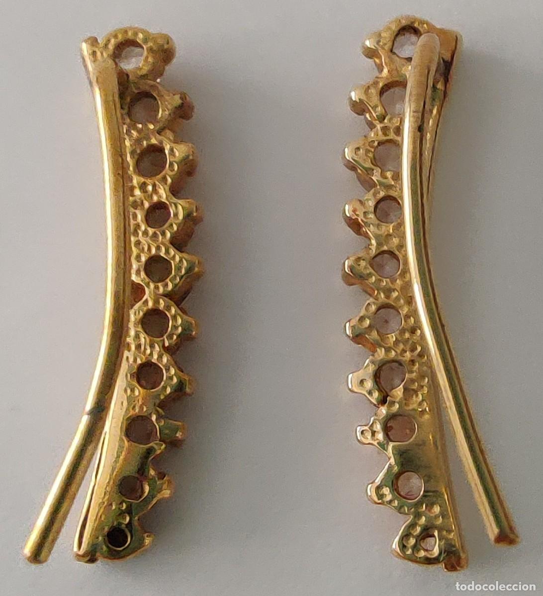 Joyeria: Pendientes chapados i zirconitas. - Foto 6