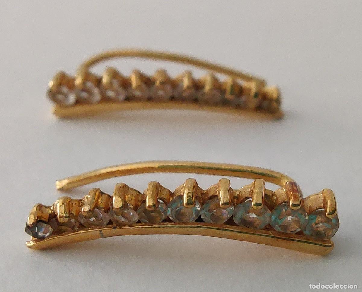 Joyeria: Pendientes chapados i zirconitas. - Foto 7