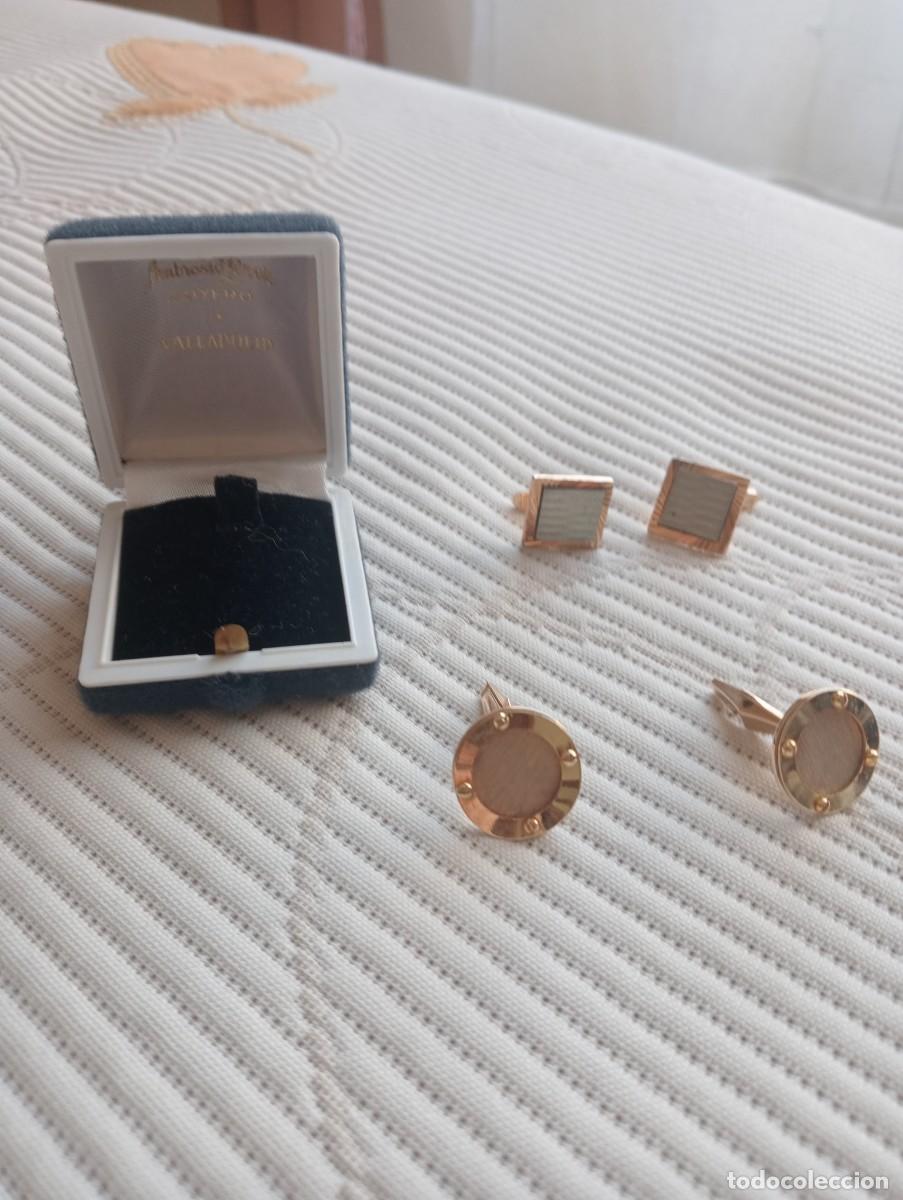 Joyeria: Gemelos de camisa dorados - Foto 1