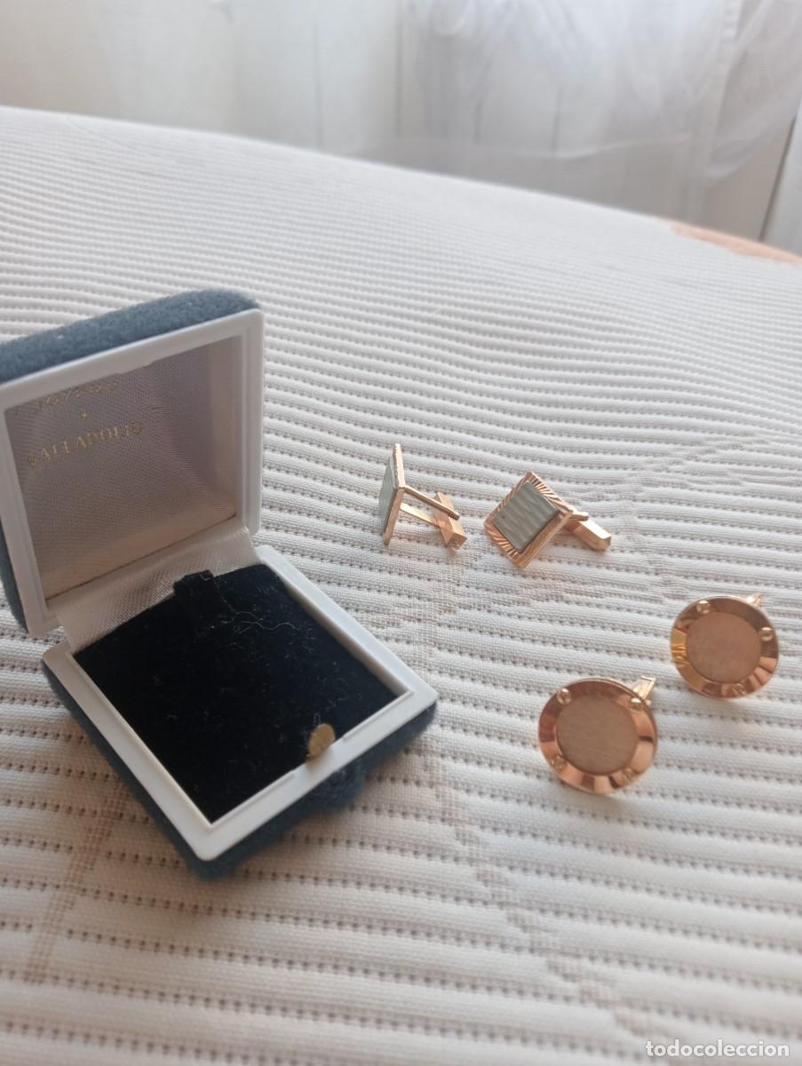 Joyeria: Gemelos de camisa dorados - Foto 2