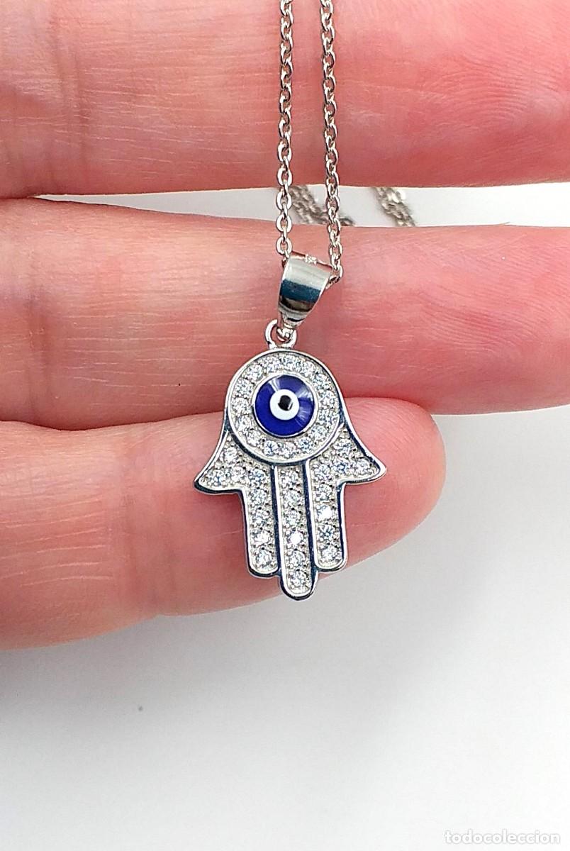 Joyeria: Gargantilla mano de F&aacute;tima, Plata Ley - Foto 2