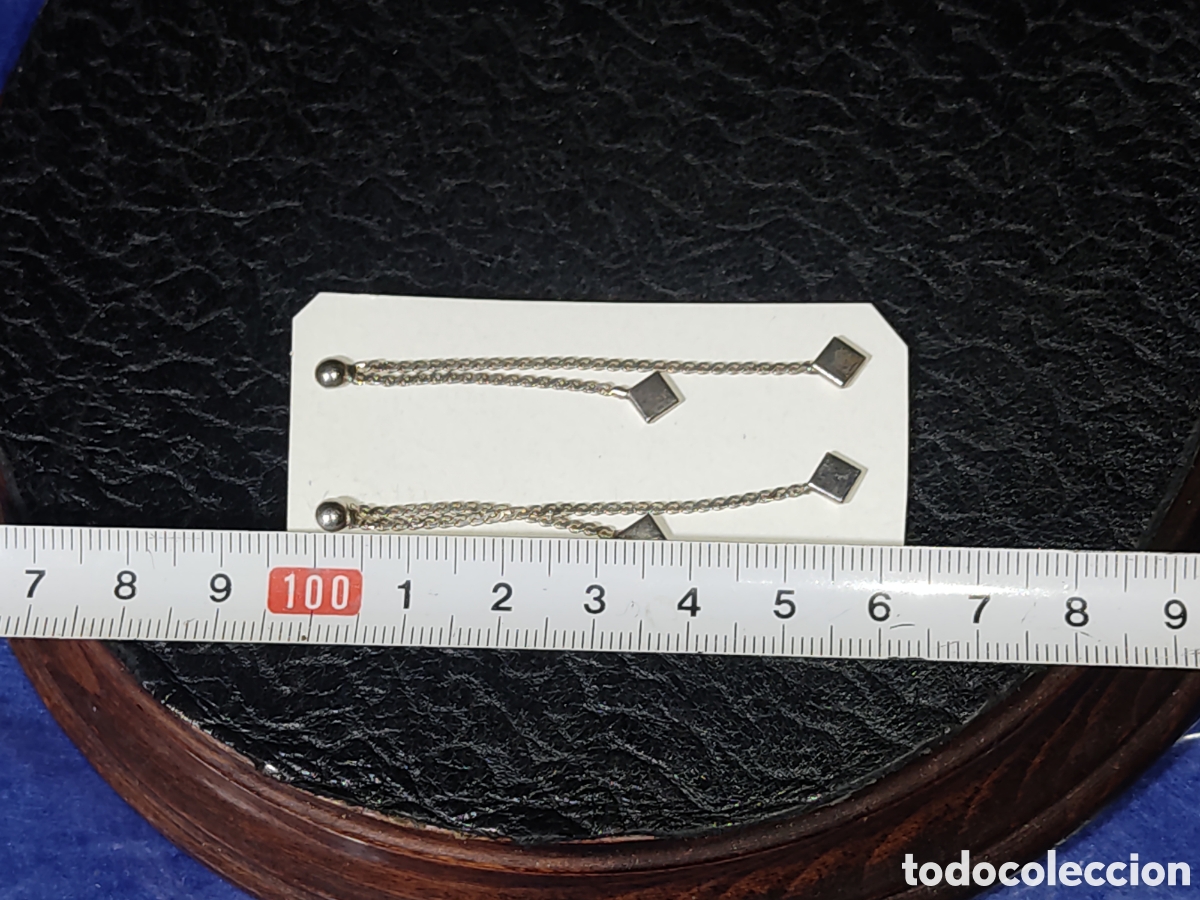 Joyeria: Pendientes largos de plata 925.Vintage. - Foto 4