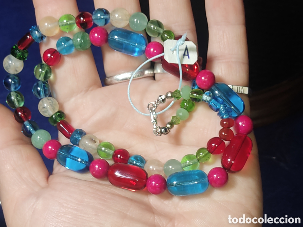 Joyeria: Collar de cristal de Murano y cuarzos. *A* - Foto 4