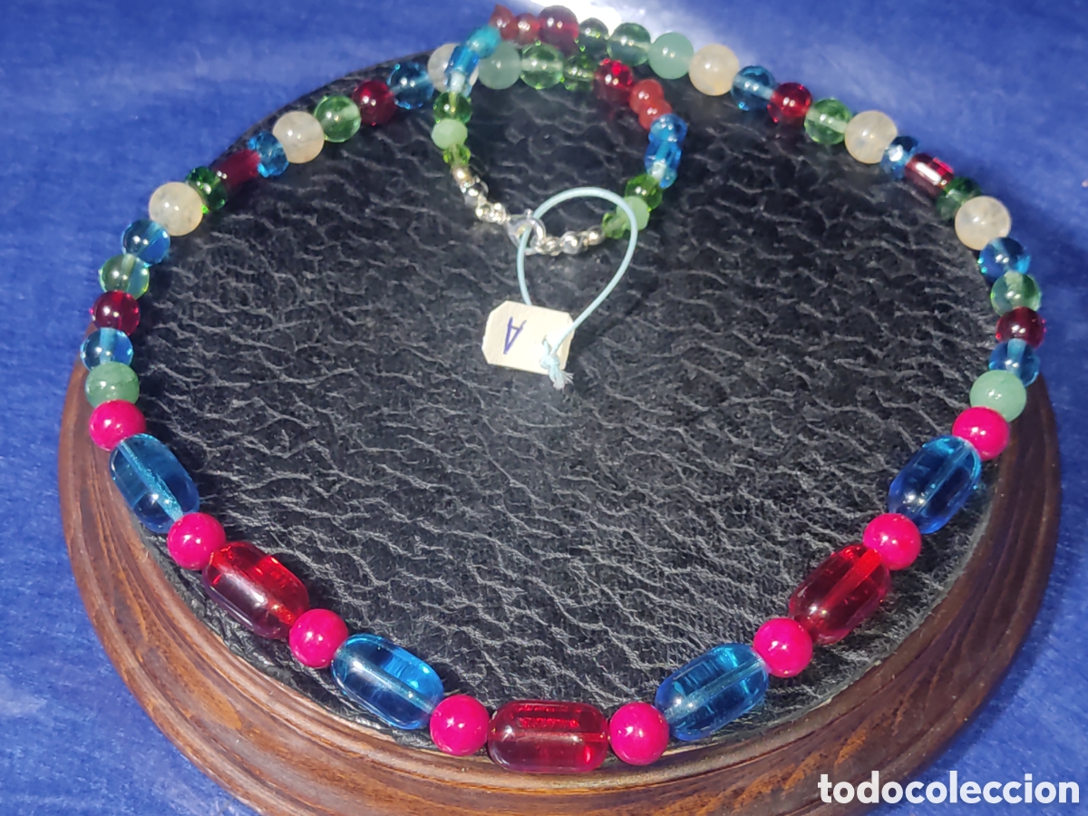 Joyeria: Collar de cristal de Murano y cuarzos. *A* - Foto 1