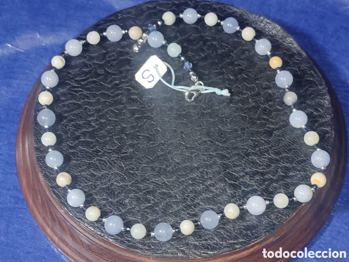 Joyeria: Collar de calcedonia y Amazonita natural. * S* - Foto 2