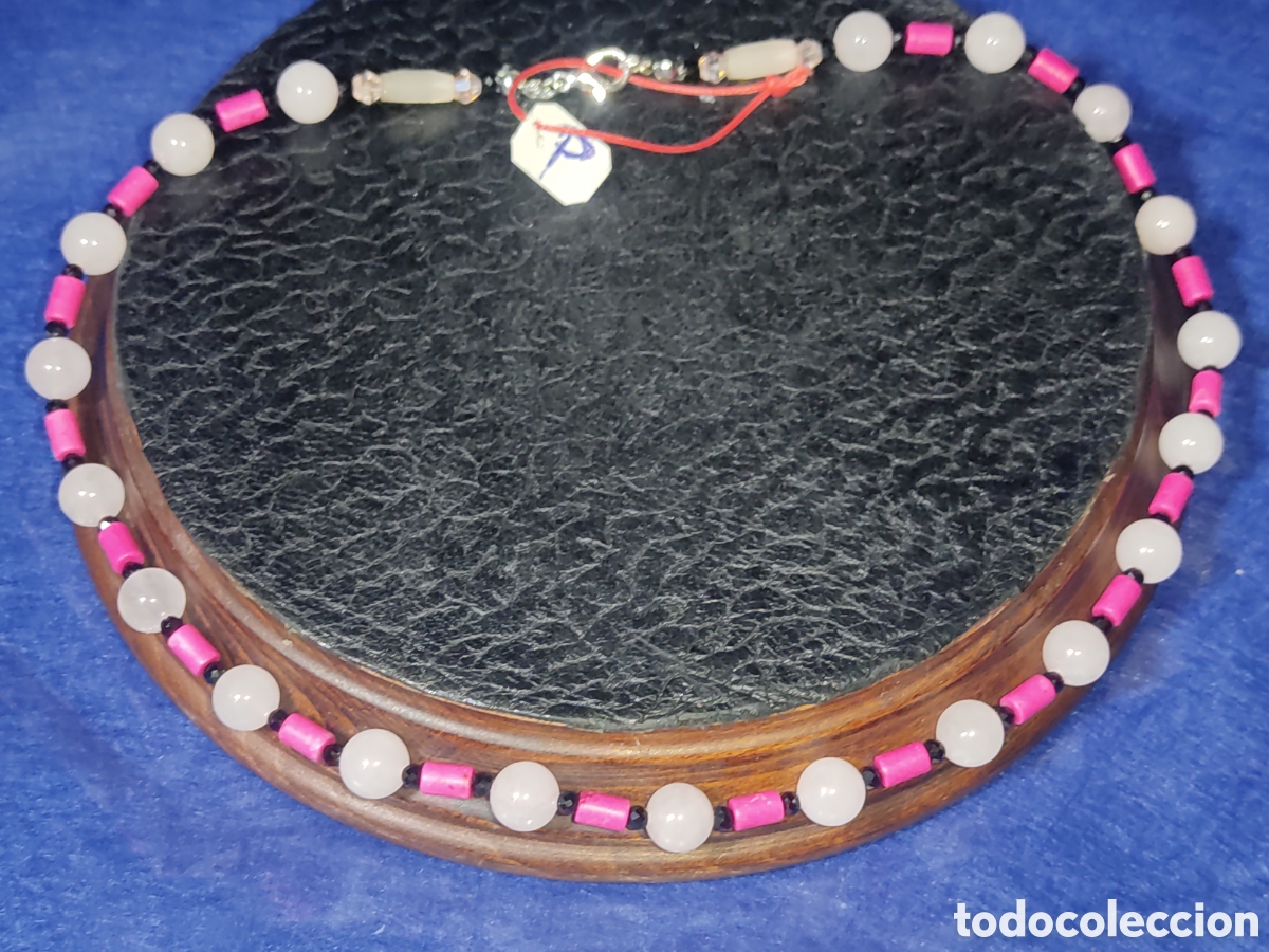 Joyeria: Collar de cuarzo rosa. *P* - Foto 2