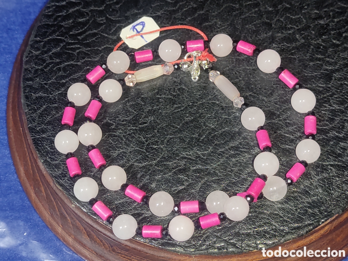 Joyeria: Collar de cuarzo rosa. *P* - Foto 3