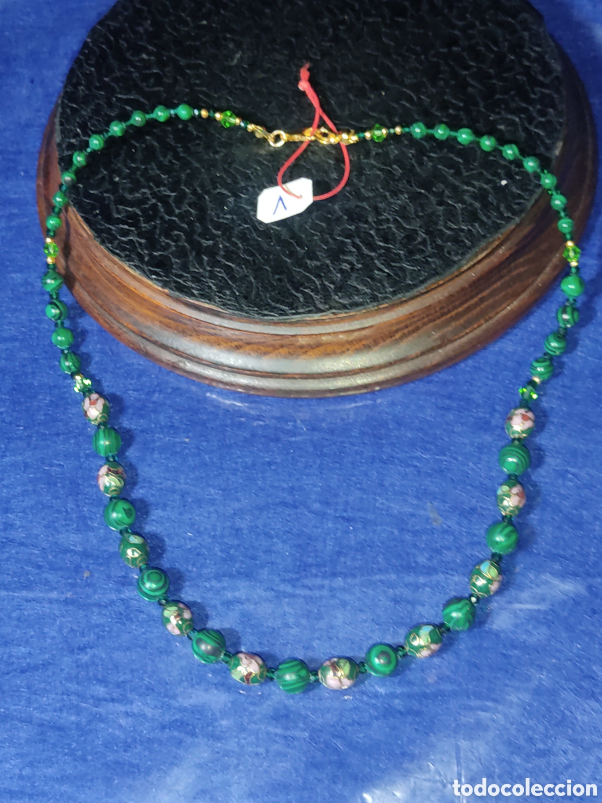 Joyeria: Collar de esmalte cloisonne y Malaquita. *V* - Foto 5