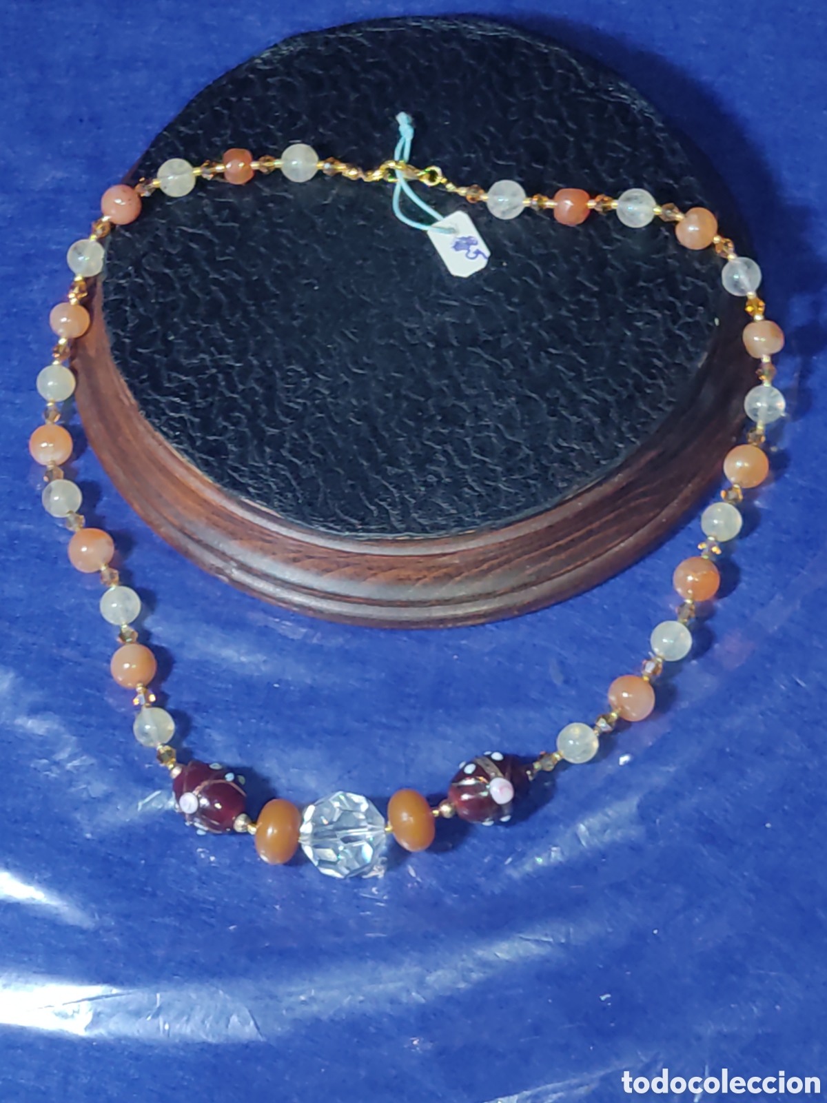 Joyeria: Collar de cuarzos,&aacute;gatas y cristal de Murano. *5* - Foto 2
