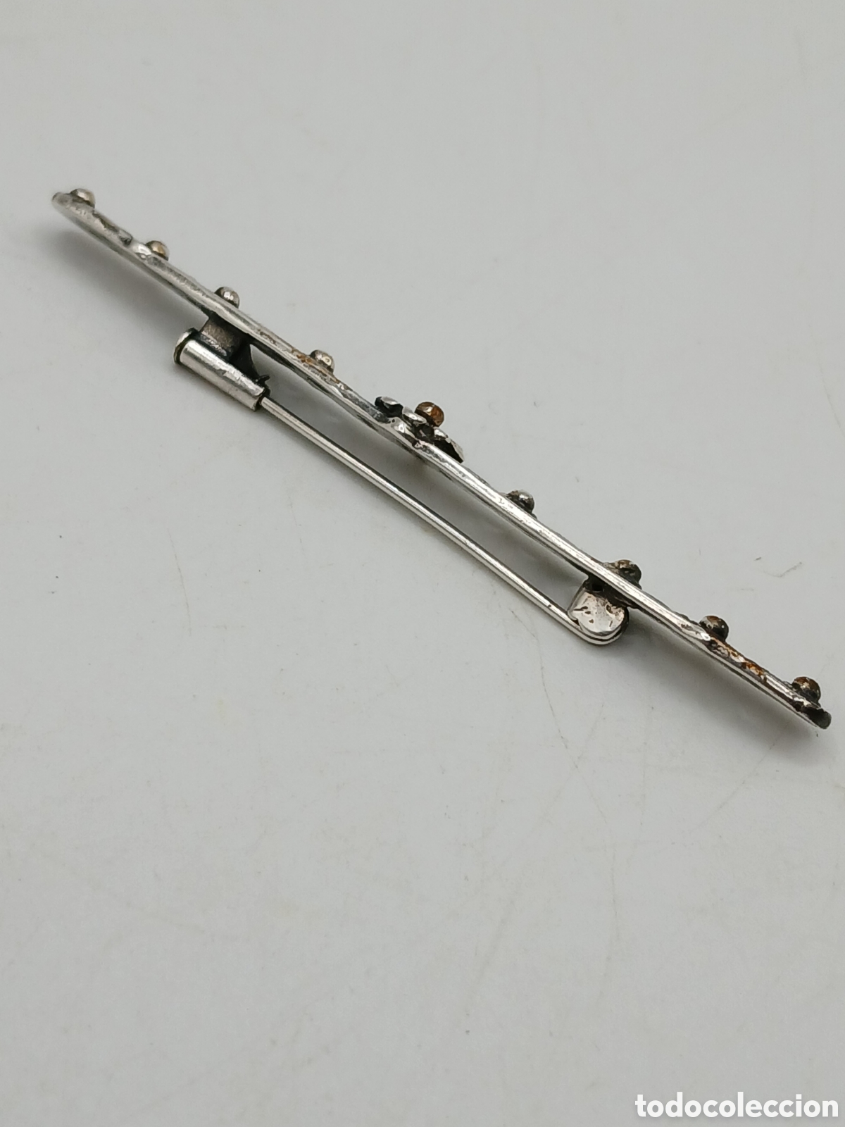 Joyeria: Antiguo broche plata 916mls firmada - Foto 5