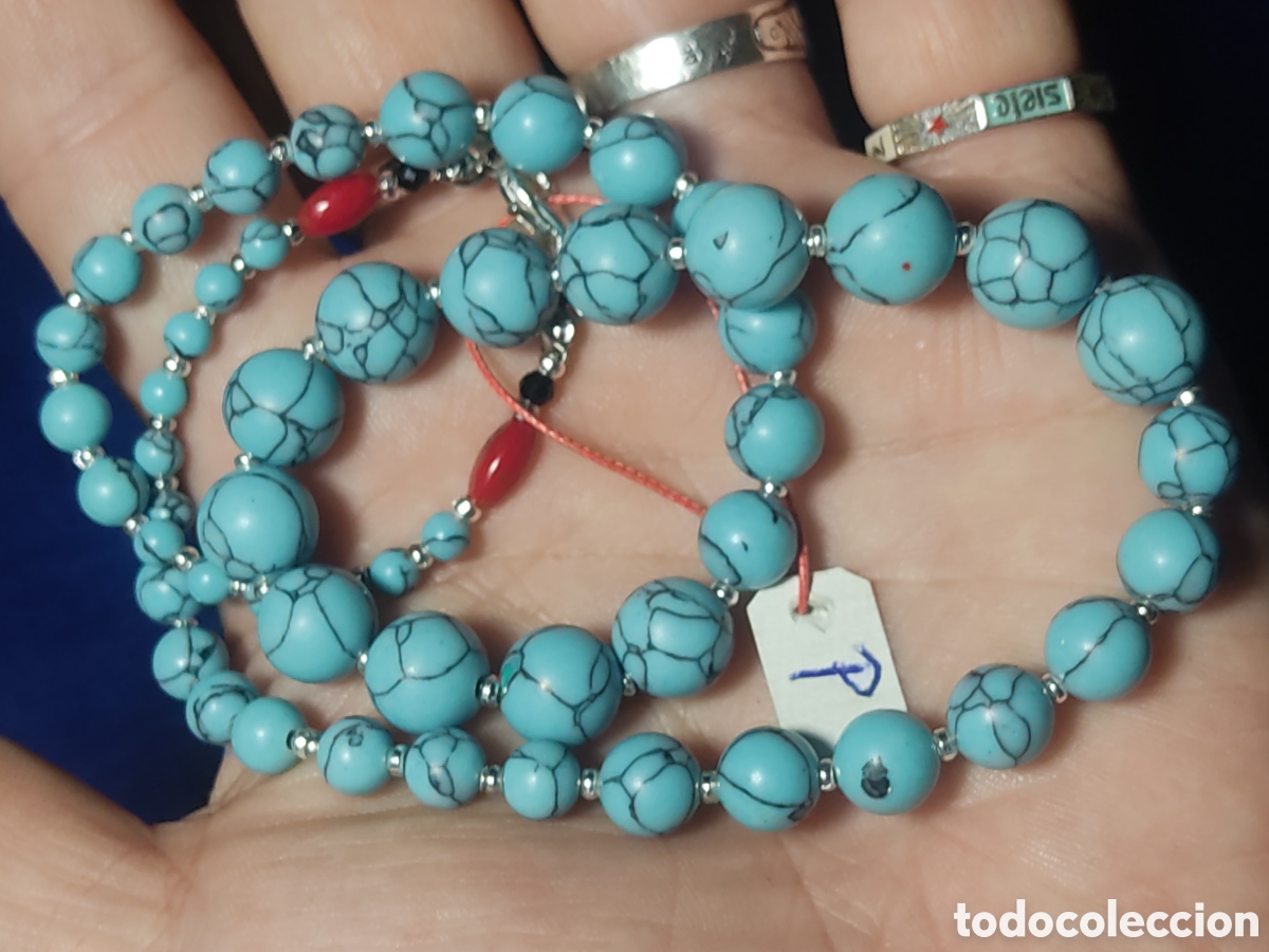 Joyeria: Collar de turquesa descendente. *P* - Foto 4