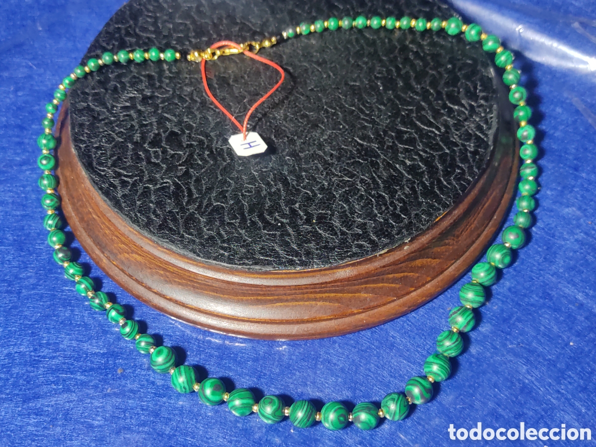 Joyeria: Collar de Malaquita descendente. *H* - Foto 3