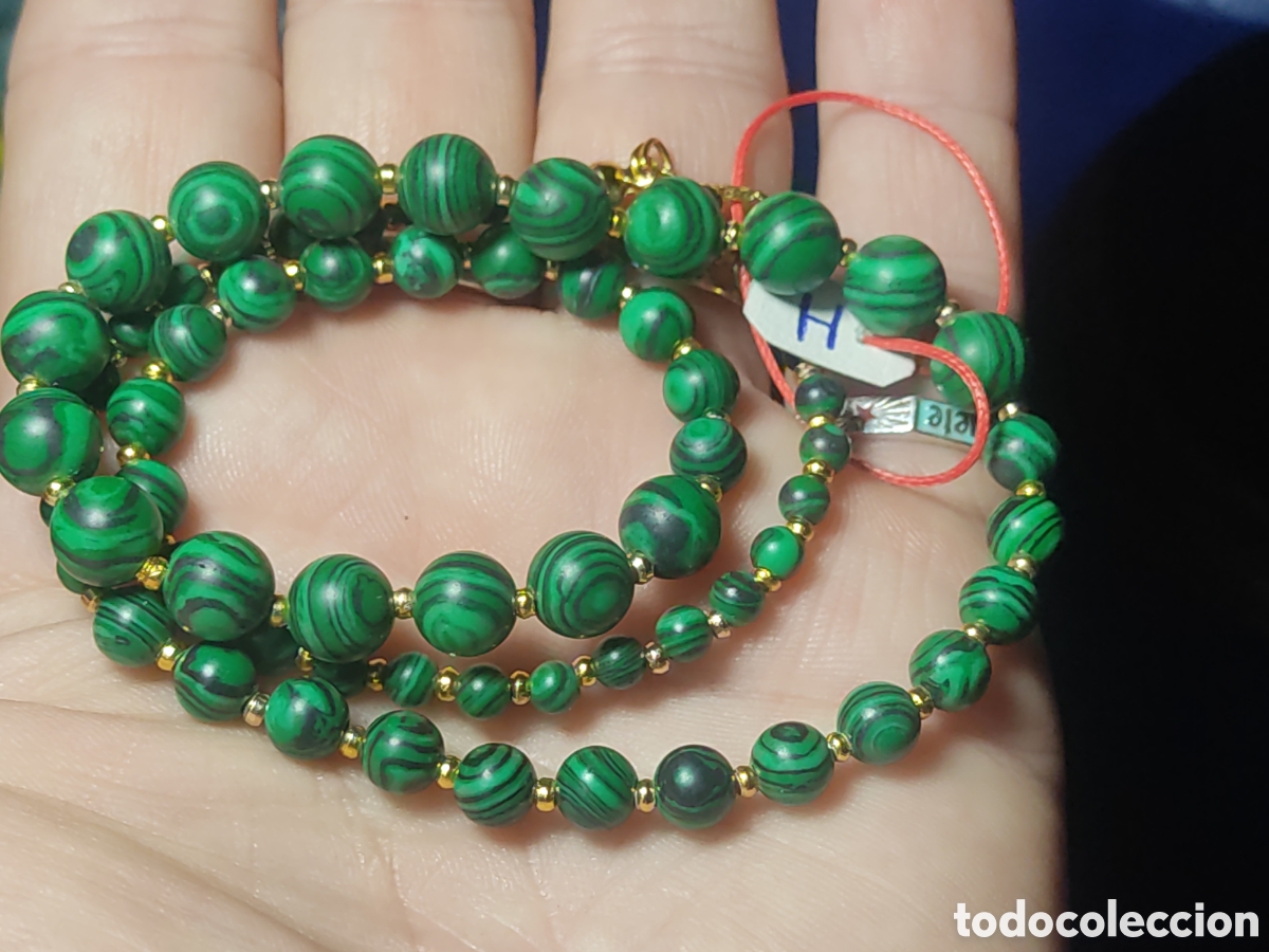 Joyeria: Collar de Malaquita descendente. *H* - Foto 4