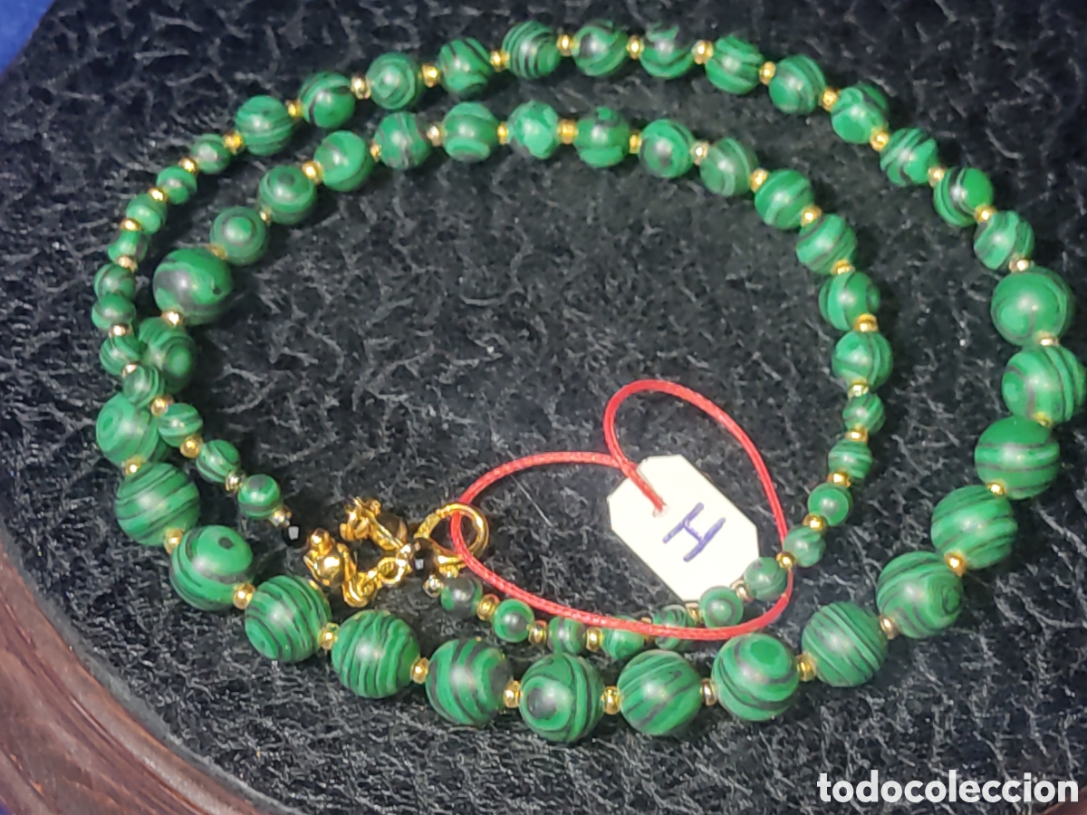 Joyeria: Collar de Malaquita descendente. *H* - Foto 1