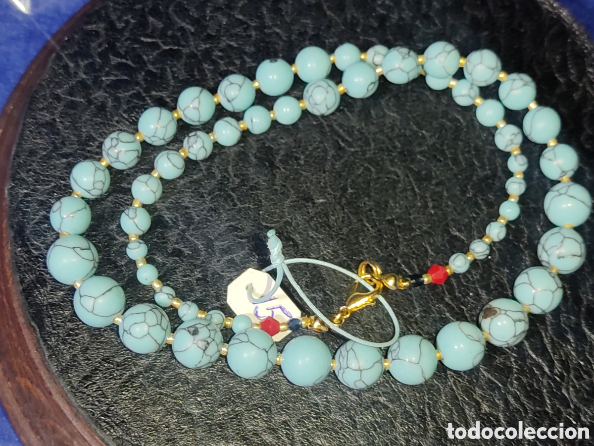 Joyeria: Collar de turquesa descendente. *15* - Foto 2