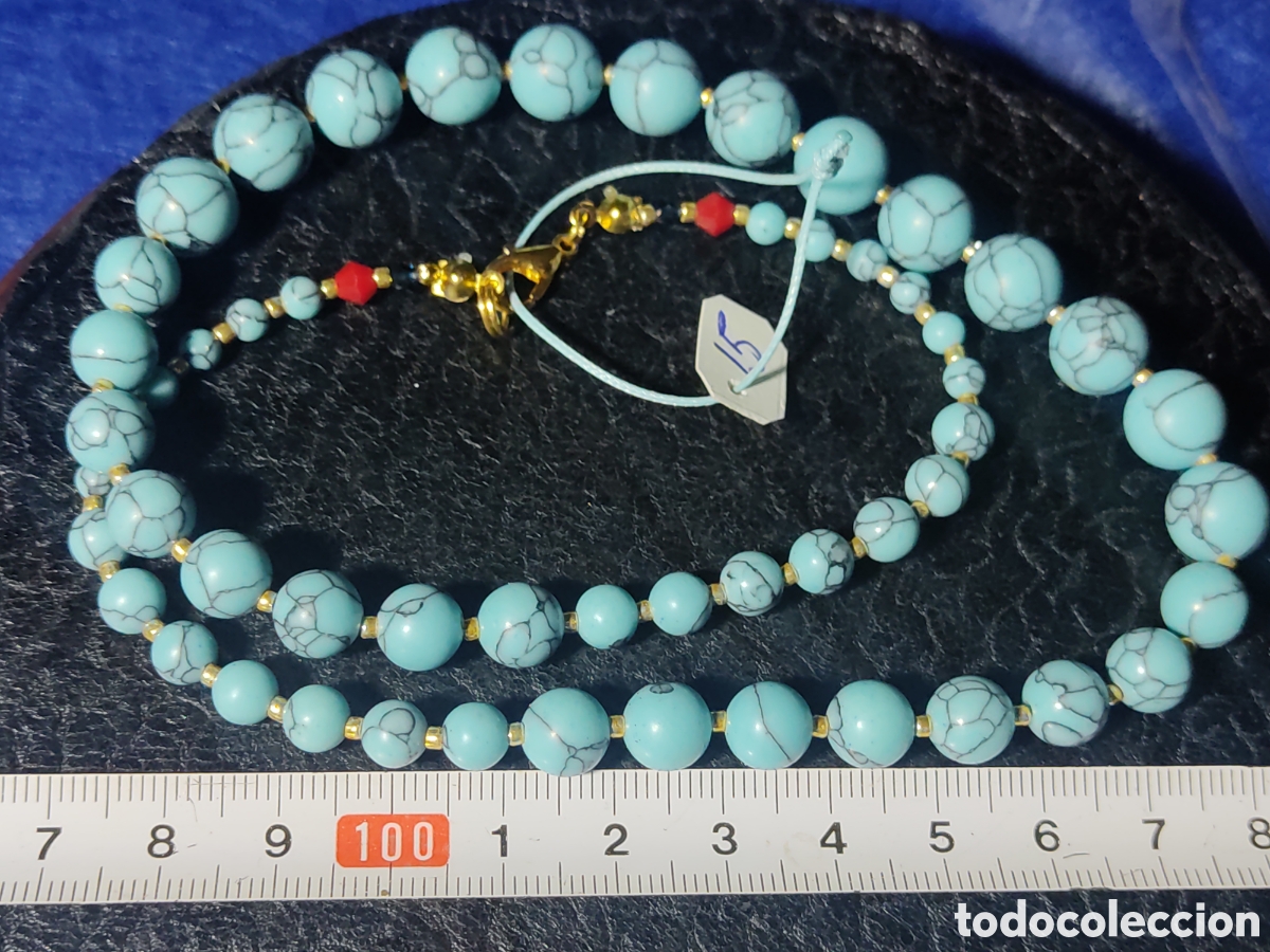 Joyeria: Collar de turquesa descendente. *15* - Foto 4