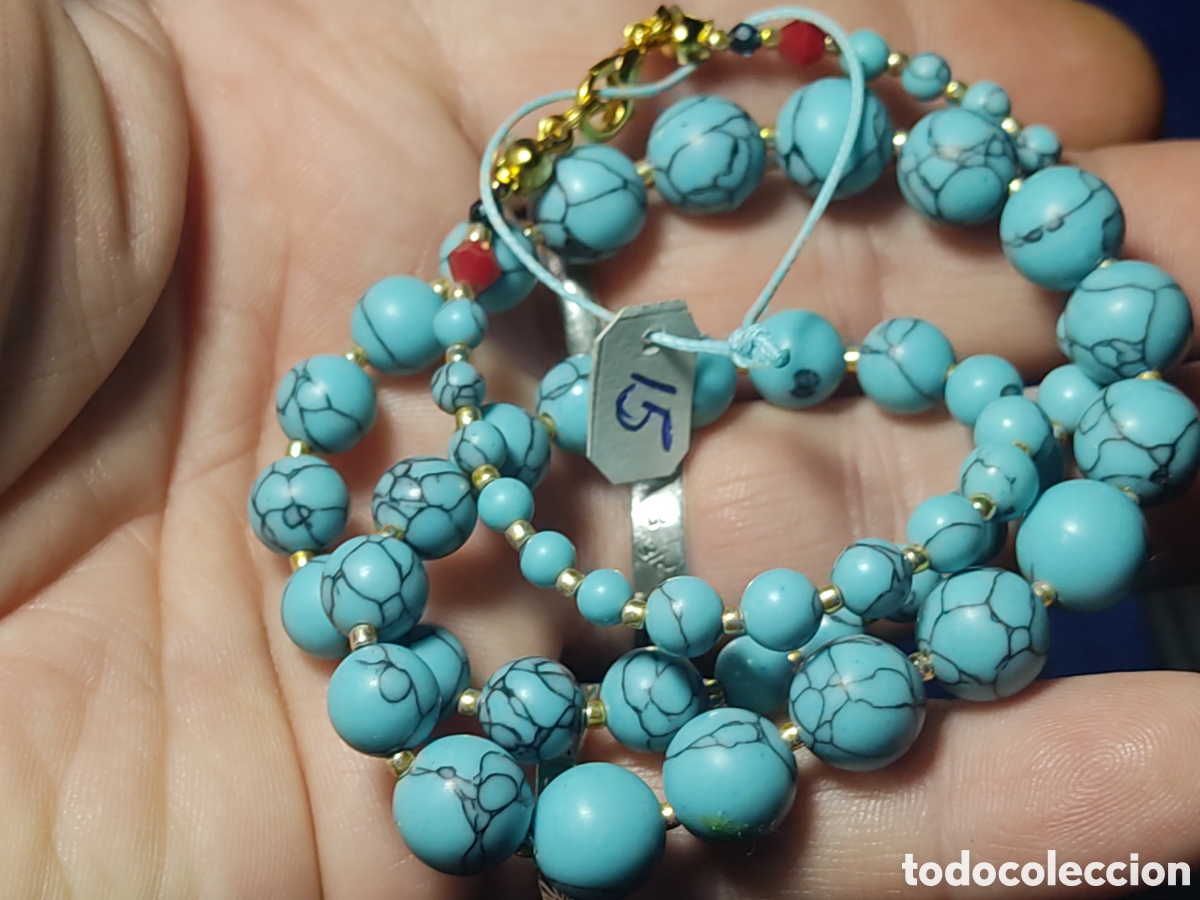 Joyeria: Collar de turquesa descendente. *15* - Foto 5