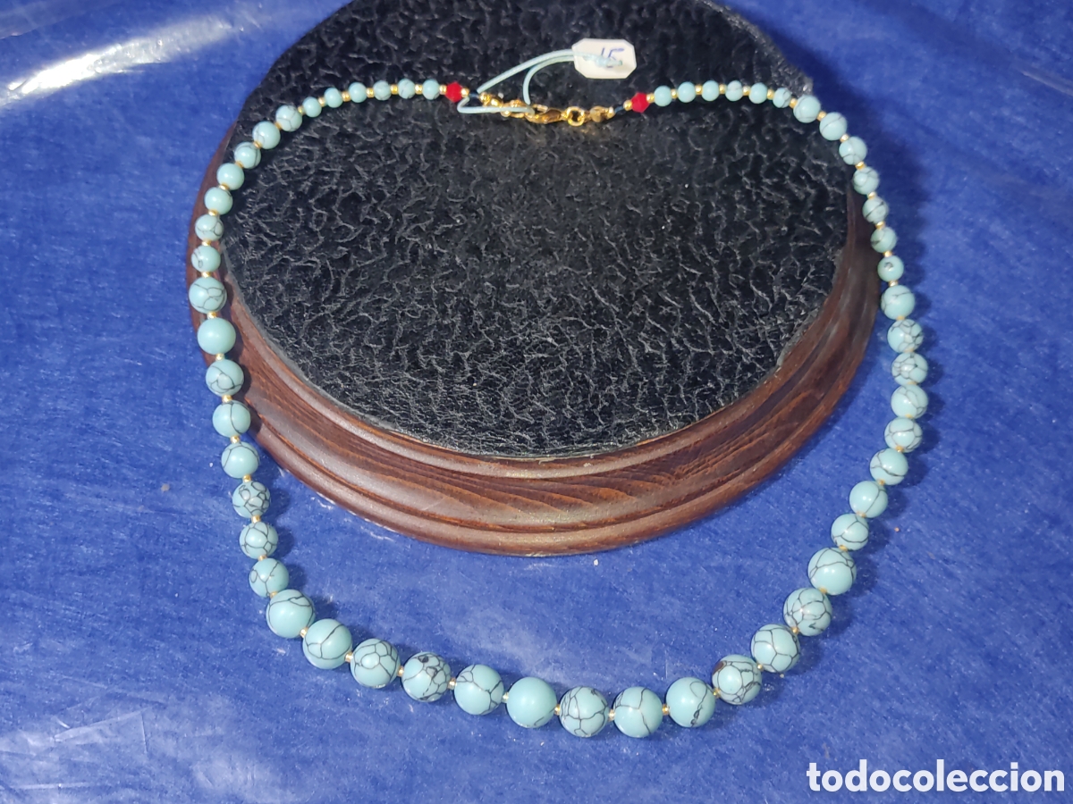Joyeria: Collar de turquesa descendente. *15* - Foto 1