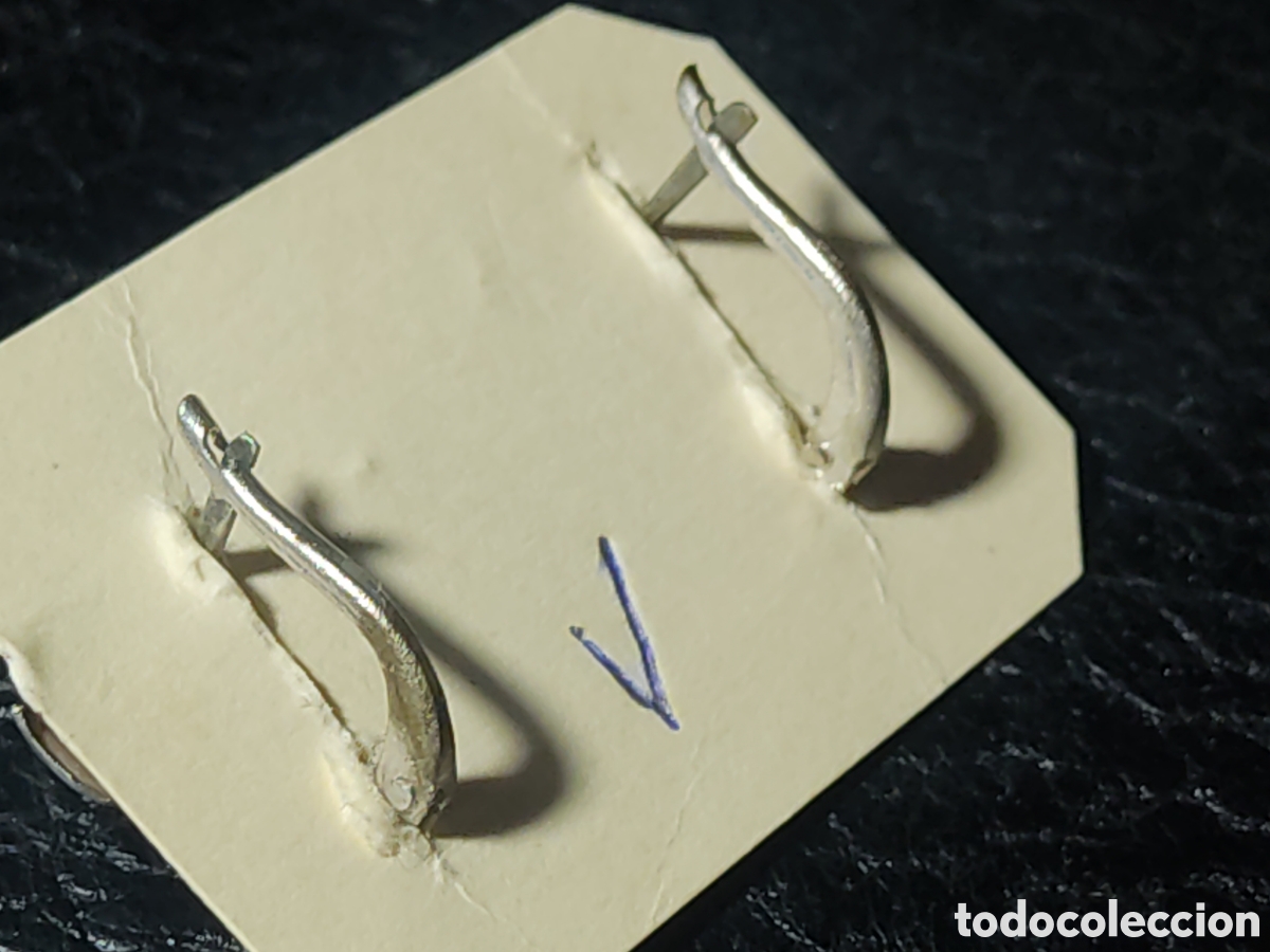 Joyeria: Pendientes modernistas flor con perlas,cierre catal&aacute;n *V* - Foto 6