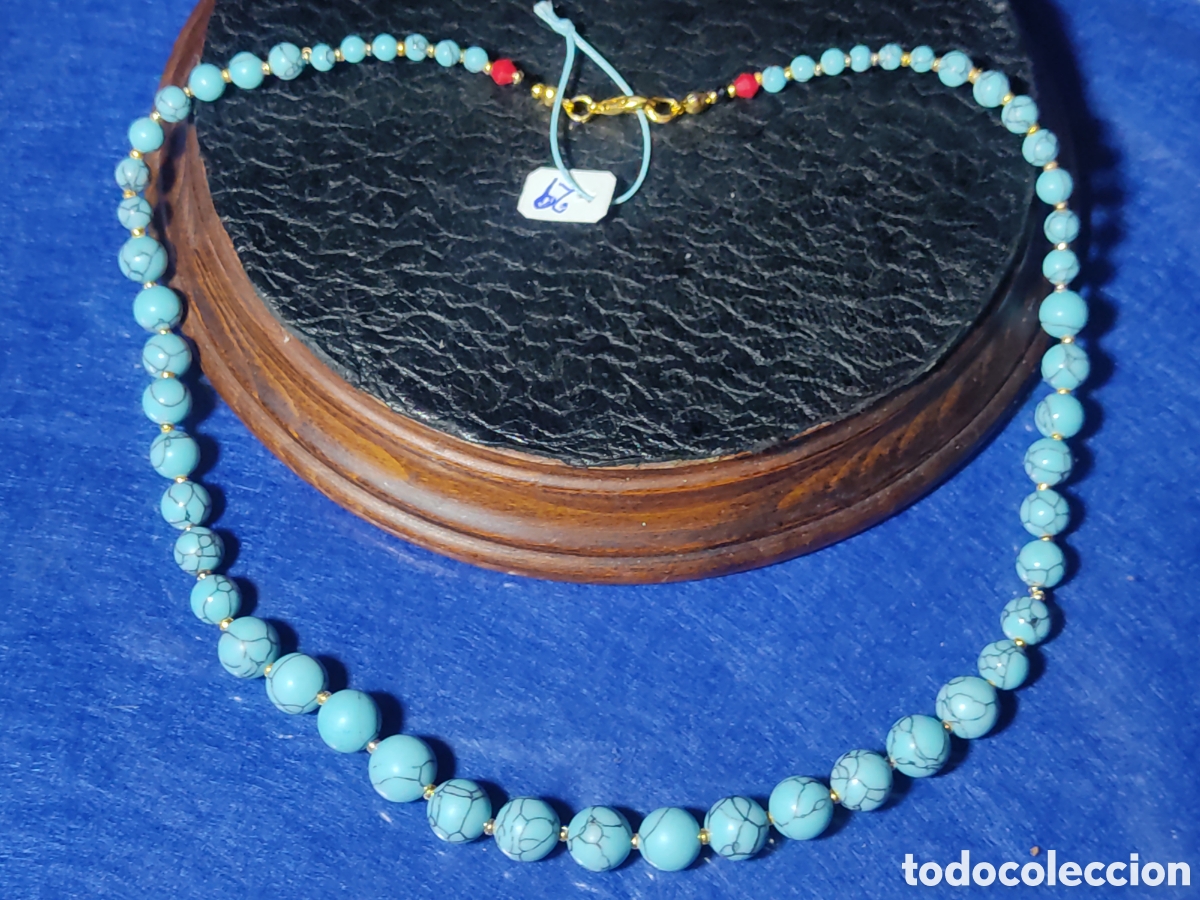 Joyeria: Collar de turquesa descendente. *29* - Foto 3